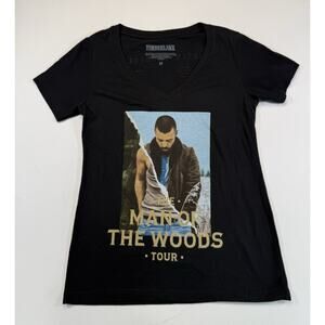 Justin Timberlake Man Of The Woods Tour T Shirt Womens Medium Black Concert